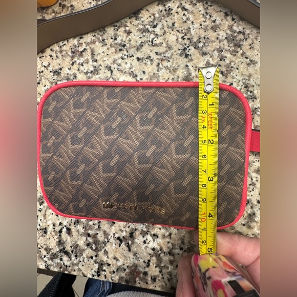Michael Kors Brown and Red Belt Bag NWT - Picture 3 of 6